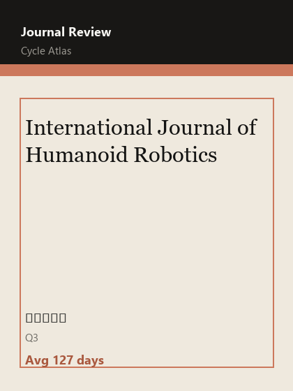International Journal of Humanoid Robotics 期刊封面