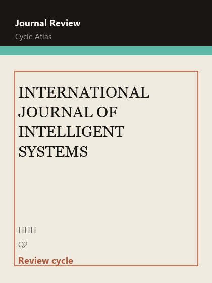INTERNATIONAL JOURNAL OF INTELLIGENT SYSTEMS 期刊封面