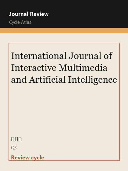 International Journal of Interactive Multimedia and Artificial Intelligence 期刊封面