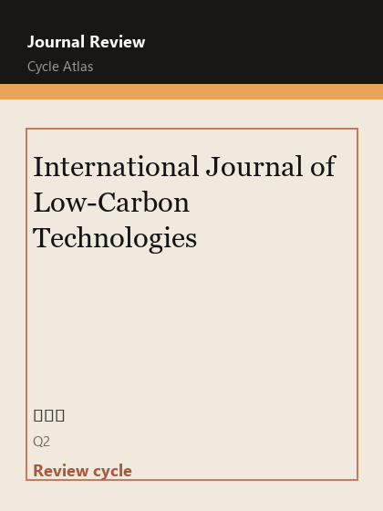 International Journal of Low-Carbon Technologies 期刊封面