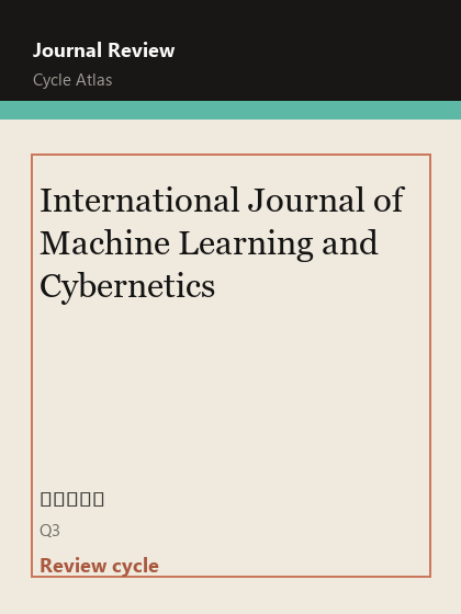 International Journal of Machine Learning and Cybernetics 期刊封面