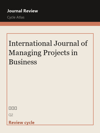 International Journal of Managing Projects in Business 期刊封面