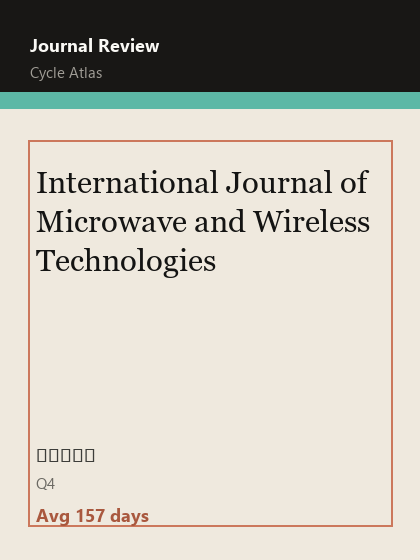 International Journal of Microwave and Wireless Technologies 期刊封面