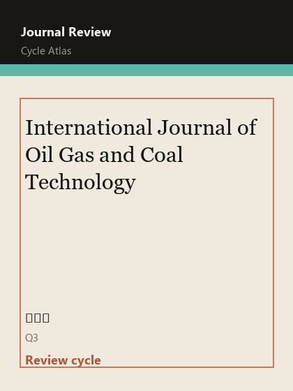 International Journal of Oil Gas and Coal Technology 期刊封面