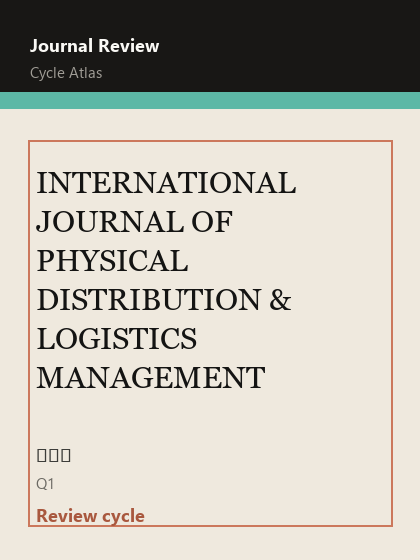 INTERNATIONAL JOURNAL OF PHYSICAL DISTRIBUTION & LOGISTICS MANAGEMENT 期刊封面