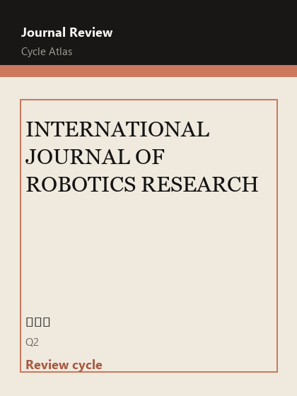INTERNATIONAL JOURNAL OF ROBOTICS RESEARCH 期刊封面