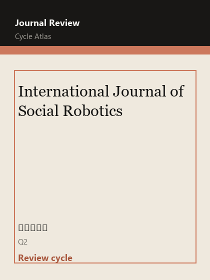 International Journal of Social Robotics 期刊封面