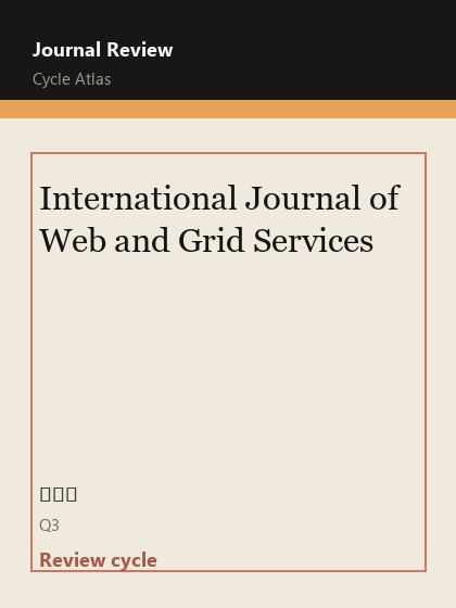 International Journal of Web and Grid Services 期刊封面
