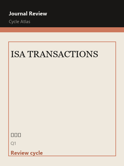 ISA TRANSACTIONS 期刊封面