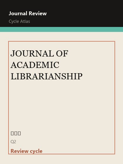 JOURNAL OF ACADEMIC LIBRARIANSHIP 期刊封面