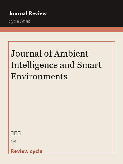 Journal of Ambient Intelligence and Smart Environments 期刊封面
