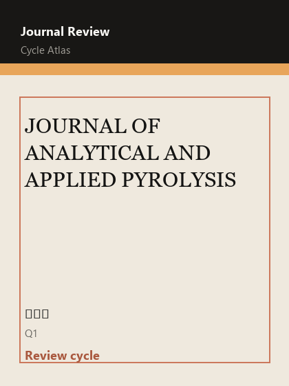 JOURNAL OF ANALYTICAL AND APPLIED PYROLYSIS 期刊封面