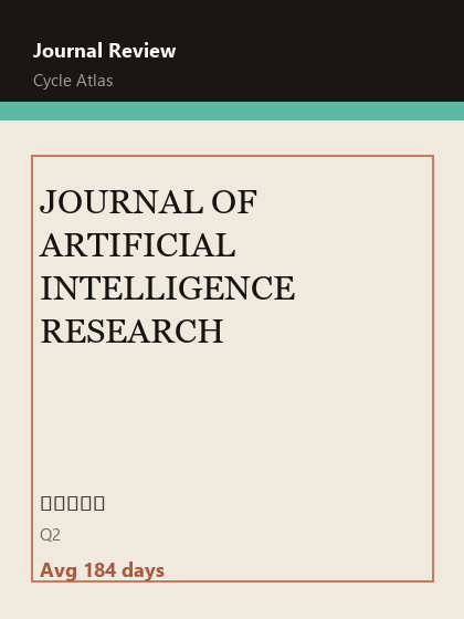 JOURNAL OF ARTIFICIAL INTELLIGENCE RESEARCH 期刊封面