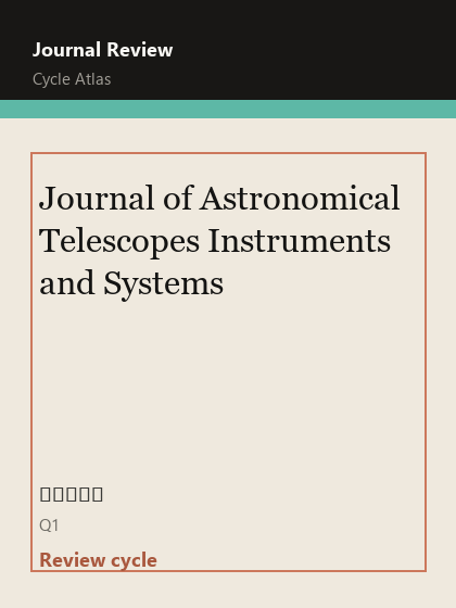 Journal of Astronomical Telescopes Instruments and Systems 期刊封面