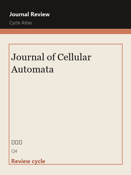 Journal of Cellular Automata 期刊封面