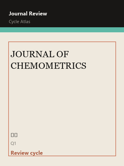 JOURNAL OF CHEMOMETRICS 期刊封面