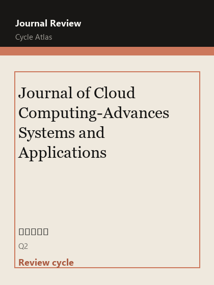 Journal of Cloud Computing-Advances Systems and Applications 期刊封面