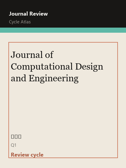 Journal of Computational Design and Engineering 期刊封面