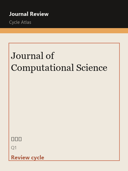 Journal of Computational Science 期刊封面