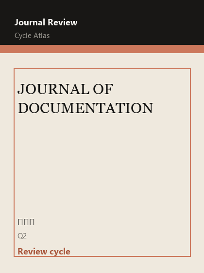 JOURNAL OF DOCUMENTATION 期刊封面