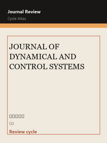 JOURNAL OF DYNAMICAL AND CONTROL SYSTEMS 期刊封面