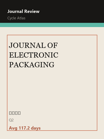 JOURNAL OF ELECTRONIC PACKAGING 期刊封面
