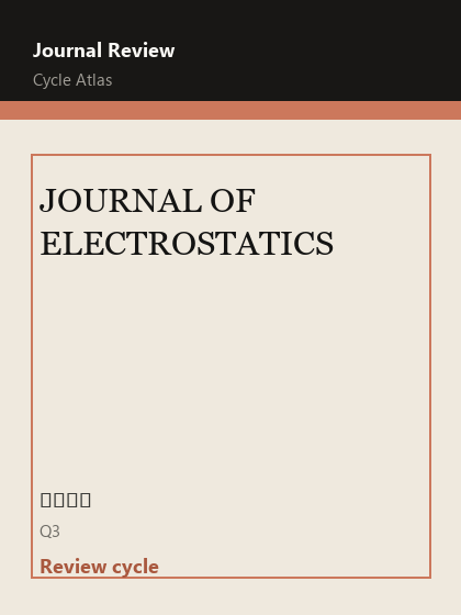 JOURNAL OF ELECTROSTATICS 期刊封面