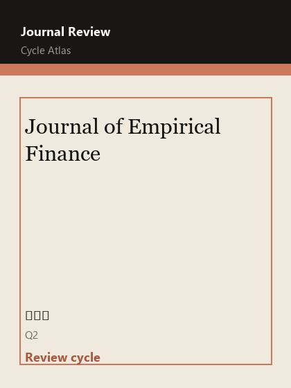 Journal of Empirical Finance 期刊封面