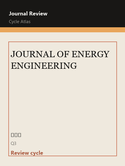 JOURNAL OF ENERGY ENGINEERING 期刊封面