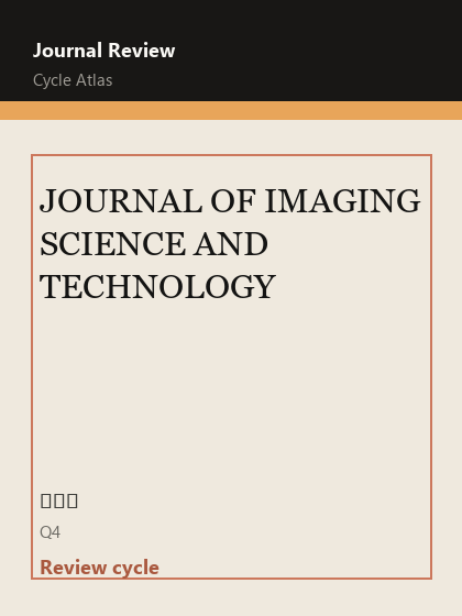 JOURNAL OF IMAGING SCIENCE AND TECHNOLOGY 期刊封面