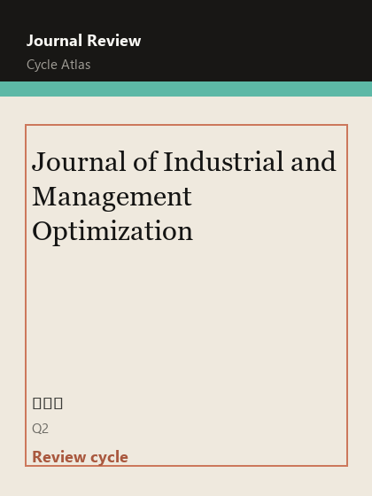 Journal of Industrial and Management Optimization 期刊封面