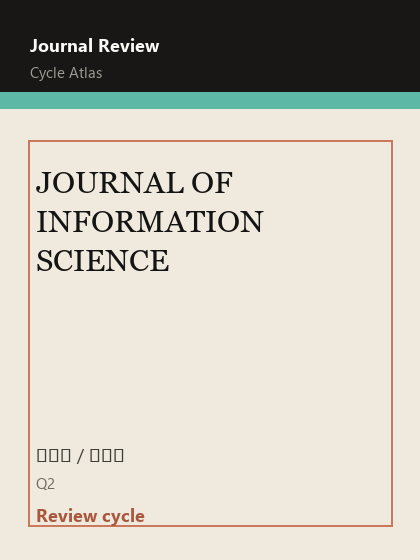 JOURNAL OF INFORMATION SCIENCE 期刊封面