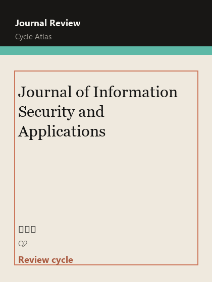 Journal of Information Security and Applications 期刊封面