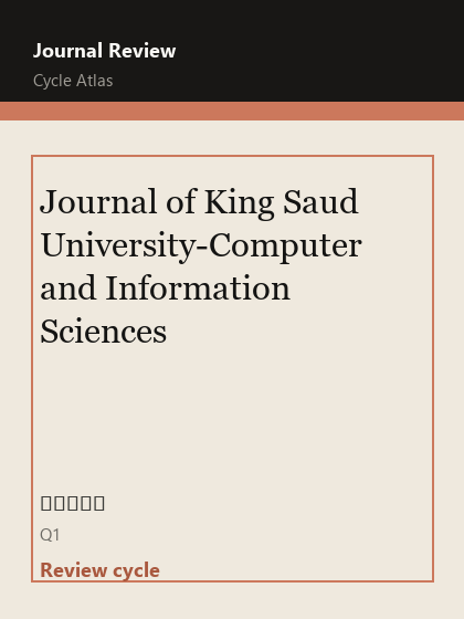 Journal of King Saud University-Computer and Information Sciences 期刊封面