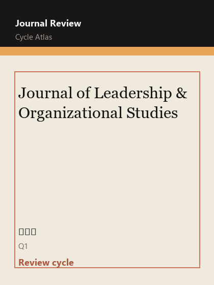 Journal of Leadership & Organizational Studies 期刊封面