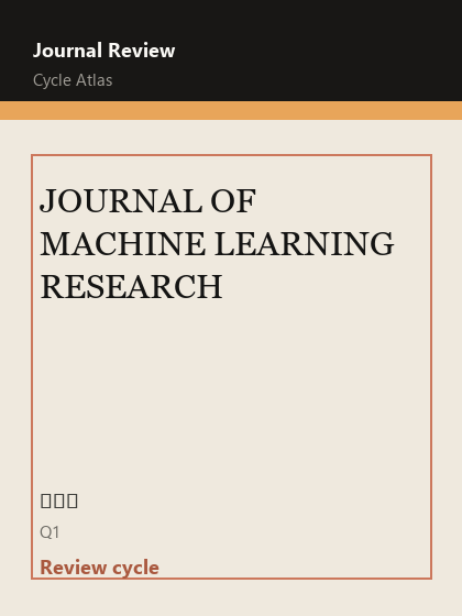 JOURNAL OF MACHINE LEARNING RESEARCH 期刊封面