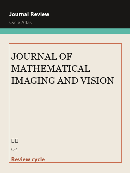 JOURNAL OF MATHEMATICAL IMAGING AND VISION 期刊封面