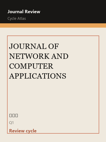 JOURNAL OF NETWORK AND COMPUTER APPLICATIONS 期刊封面