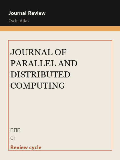 JOURNAL OF PARALLEL AND DISTRIBUTED COMPUTING 期刊封面