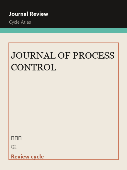JOURNAL OF PROCESS CONTROL 期刊封面