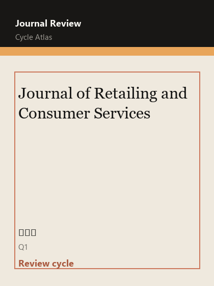 Journal of Retailing and Consumer Services 期刊封面