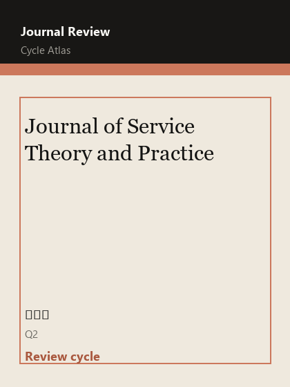Journal of Service Theory and Practice 期刊封面