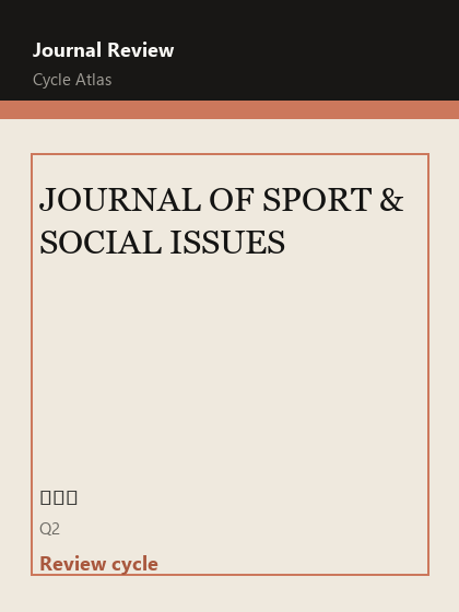 JOURNAL OF SPORT & SOCIAL ISSUES 期刊封面