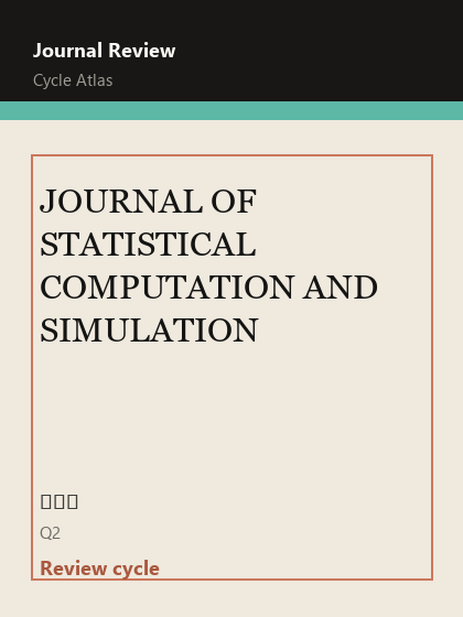 JOURNAL OF STATISTICAL COMPUTATION AND SIMULATION 期刊封面