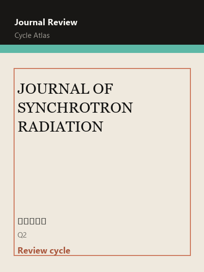 JOURNAL OF SYNCHROTRON RADIATION 期刊封面