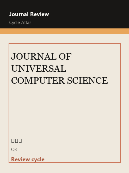 JOURNAL OF UNIVERSAL COMPUTER SCIENCE 期刊封面