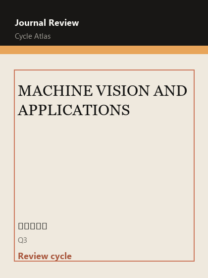 MACHINE VISION AND APPLICATIONS 期刊封面