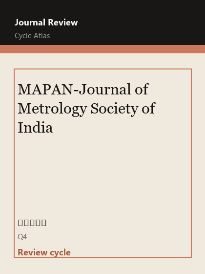 MAPAN-Journal of Metrology Society of India 期刊封面