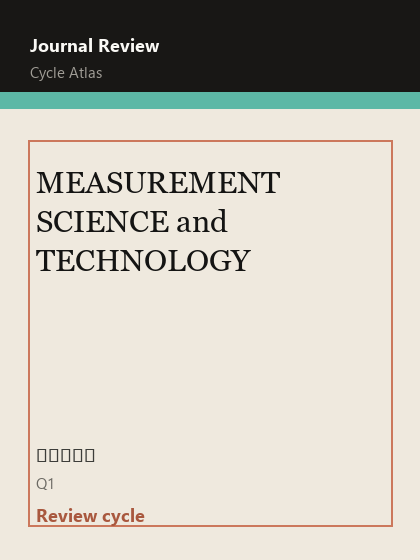 MEASUREMENT SCIENCE and TECHNOLOGY 期刊封面