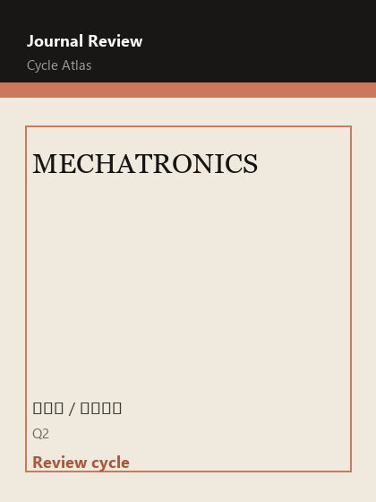 MECHATRONICS 期刊封面
